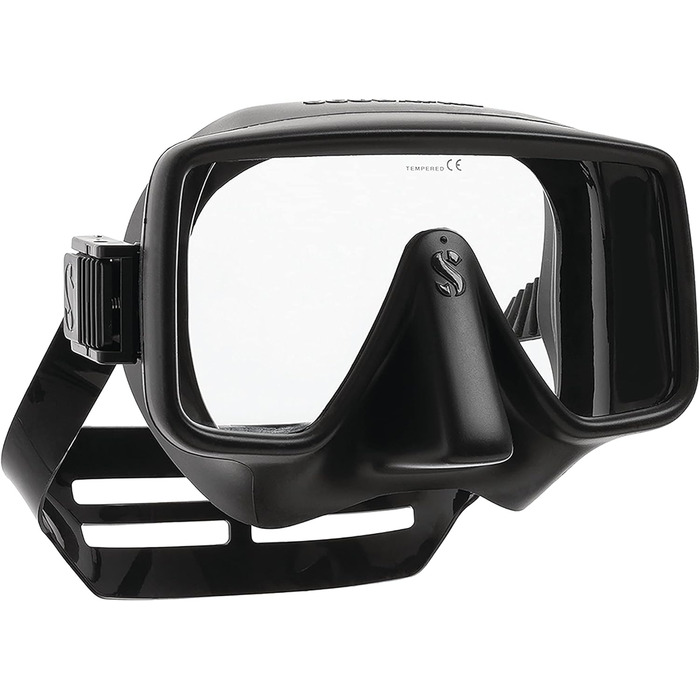 Маска для дайвінгу SCUBAPRO Frameless Gorilla чорна, універсальний розмір
