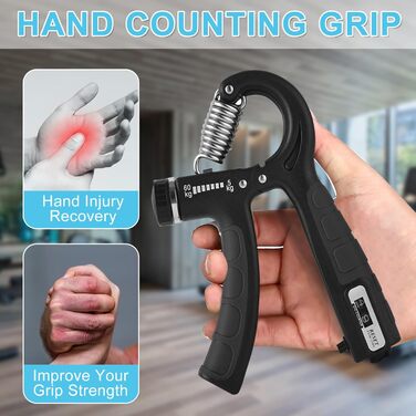 Набір для тренування кисті та пальців, регульоване навантаження 5-60 кг, для спортсменів та відновлення