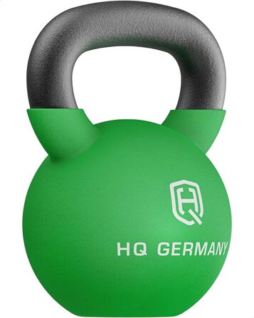 Гиря HQ Germany неопренова 24 кг, литий чавун, набір для початківців