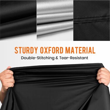 Водонепроникний чохол для мотоцикла Favoto 220x105x125cm (86.6 x 41 x 50 inch) - Захист від сонця, подряпин, спеки, з відбиваючими смугами