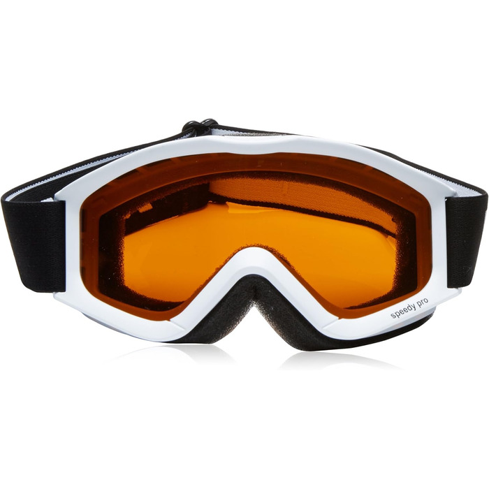 Дитяча лижна маска Uvex Speedy Pro, чорна, лінзи Lasergold, антифог, підвищена контрастність, розширене поле зору