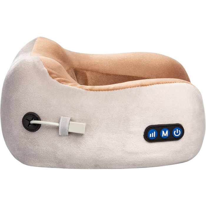 Масажна подушка для шиї GLOBAL RELAX TENZO MINI, 6 режимів, ергономічна, портативна, для розслаблення та зняття болю в м'язах
