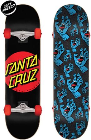 Скейтборд Santa Cruz 20x70 см, повний комплект, помаранчевий, Screaming Hand, 7.8''