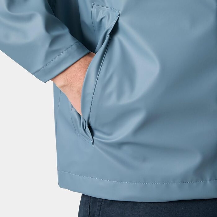 Чоловіча водонепроникна куртка-дождовик Helly Hansen Essential жовтого кольору (S, Navy)