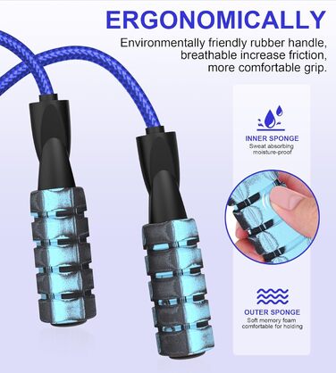 Стрибкове канат для фітнесу, з вагою, регульований, для жінок та чоловіків, зелений (червоний)
