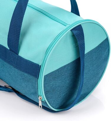 Спортивна сумка Meteor 25L для дітей та дорослих: пляжна, для тренувань, подорожей, школи (блакитний/м'ятний)