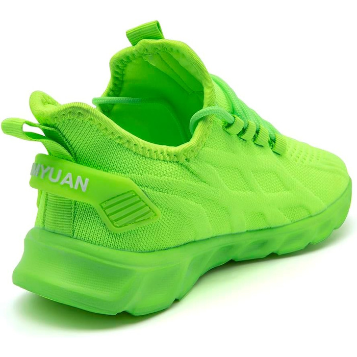 Чоловічі кросівки для бігу TVTAOP StraßEnlaufschuhe (41 EU, Флуоресцентний зелений) - для трейлраннінгу, фітнесу та міста