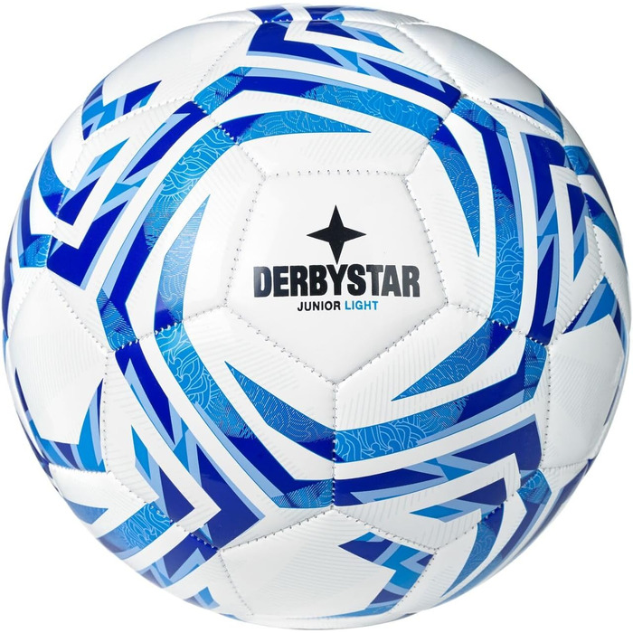М'яч футбольний Derbystar Junior Light (білий/синій, розмір 5)