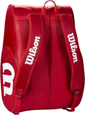 Сумка для паделу Wilson Team, до 6 ракеток, червона