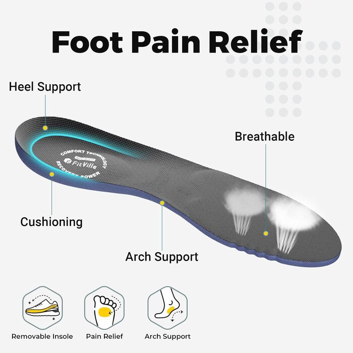 Жіночі кросівки FitVille для бігу та фітнесу, широка колодка, повітряна амортизація, сірі, 38.5 EU
