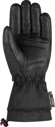 Лижні рукавички Reusch Down Spirit Gore-Tex з пухом, водонепроникні, дихаючі, чорні/сріблясті, розмір 9