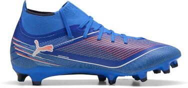 Жіночі футбольні бутси PUMA Ultra 6 Match+ FG/AG, розмір 40 EU, кольори: блакитний, білий, червоний