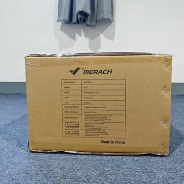 Водний гребний тренажер MERACH для дому, 15 л опір, Bluetooth, додаток, тримач для iPad, ергономічне сидіння, вертикальне зберігання