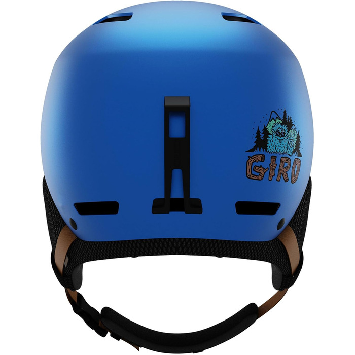 Дитячий лижний шолом Giro Crüe, синій, Shreddy Yeti, для сноуборду та гірських лиж