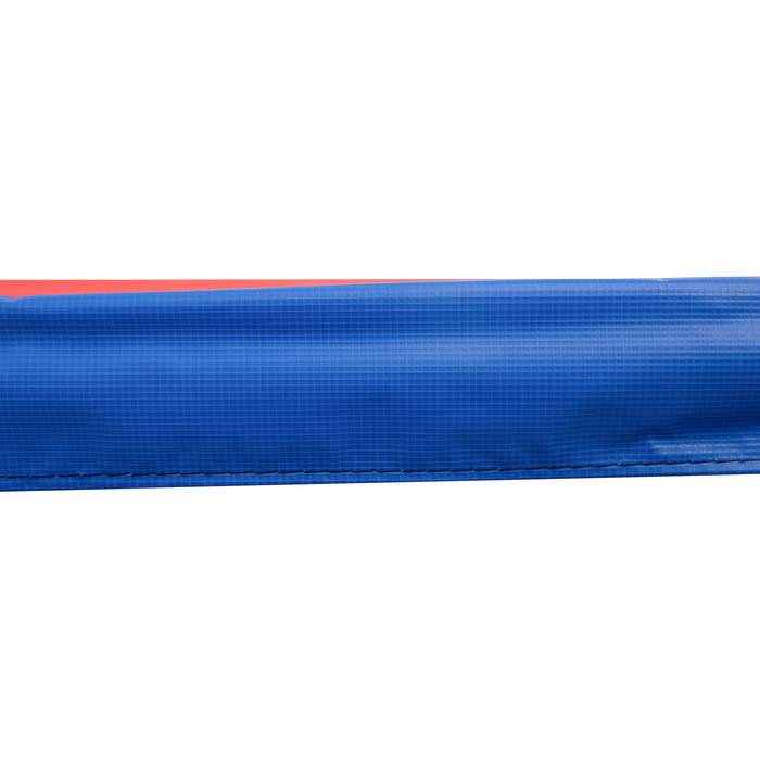 HOMCOM Захисний бордюр для батута, діаметр 366 см, широка стрічка, міцний, стійкий до УФ-випромінювання, захист пружин, водонепроникний, аксесуари для батута, захисна сітка, запасні частини для садових батутів, червоний+жовтий+синій