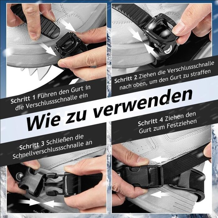Снігоступи GYMAX легкі алюмінієві, комплект з регульованими трекінговими палками та сумкою, обладнання для гірського туризму, ходьби снігом для чоловіків, жінок, підлітків, 30 дюймів + сріблястого кольору