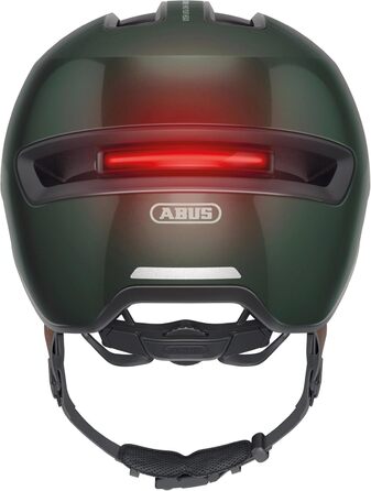 Велошолом ABUS Stadthelm HUD-Y ACE з візором і магнітним LED-ліхтарем, стильний, для чоловіків і жінок
