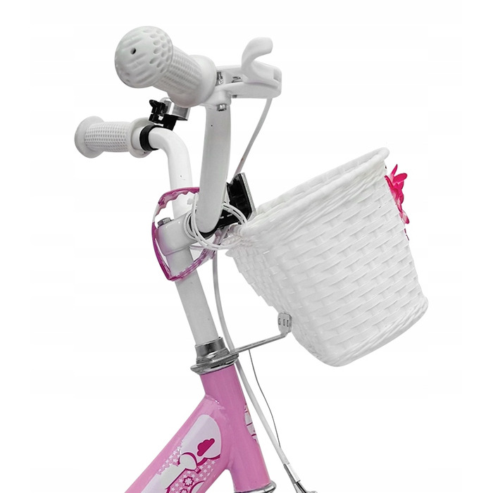 Дитячий велосипед Kelly 16 дюймів, рожевий, з бічними коліщатками