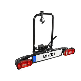 Велосипедний багажник EUFAB AMBER 1 для 1 велосипеда, E-Bike сумісний, для причепа, частково зібраний, чорний