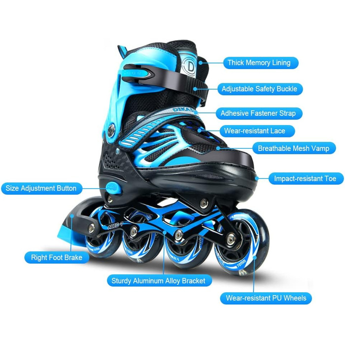 Дитячі ролики для катання на роликах, розмір 34-37, світлові колеса, рожеві