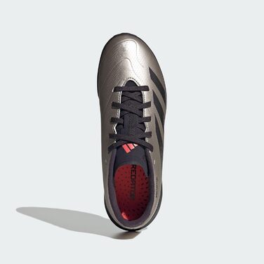 Кросівки для футболу adidas Predator 24 League Turf (38 2/3 EU, сіро-чорний)