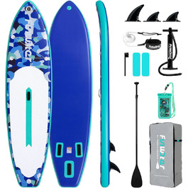 Надувний SUP-борд FunWater 11'10'6: комплект з аксесуарами (весло, насос, сидіння)