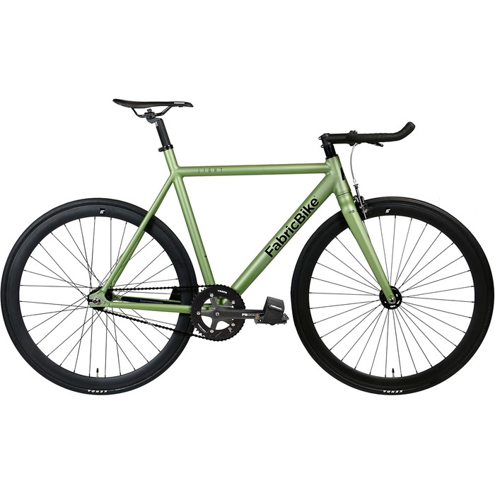 Велосипед FabricBike Light Fixie, алюмінієва рама, синглспід, 28'', зелений Cayman, розмір M (54 см), 9.45 кг