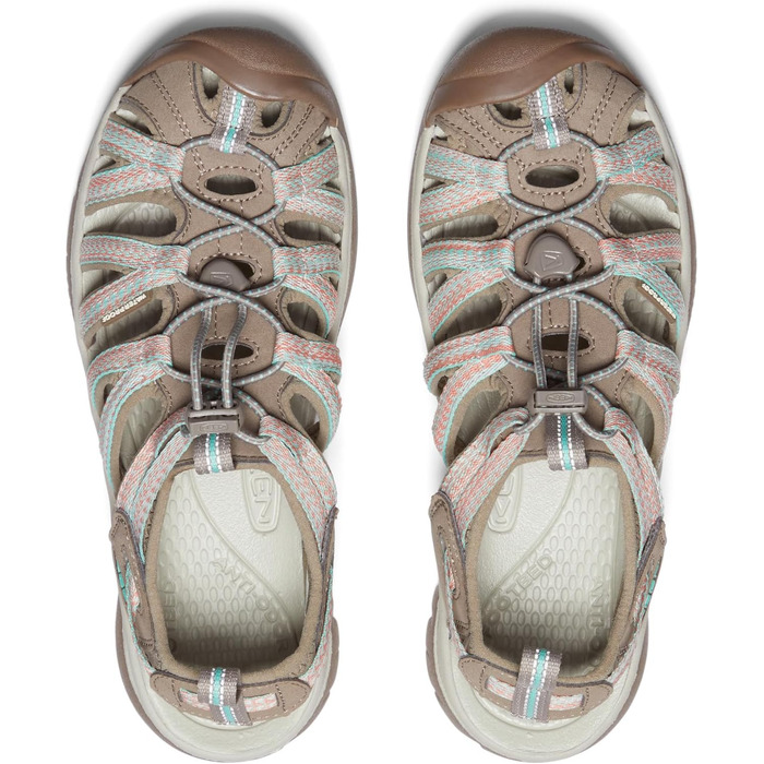 KEEN Whisper Sportsandalen жіночі спортивні сандалі з закритим носком Taupe Coral 40 EU