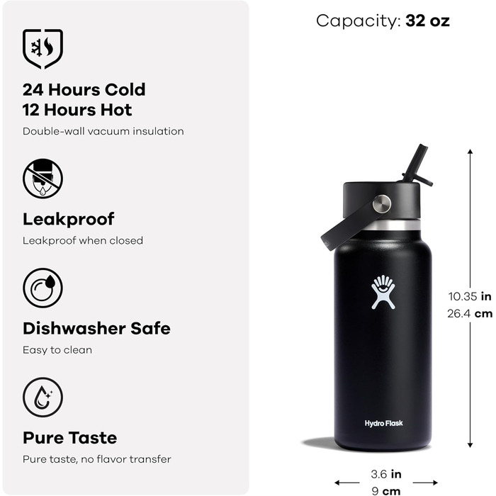 Кришка Hydro Flask Wide Flex Cap для пляшки 32 oz (946 мл)