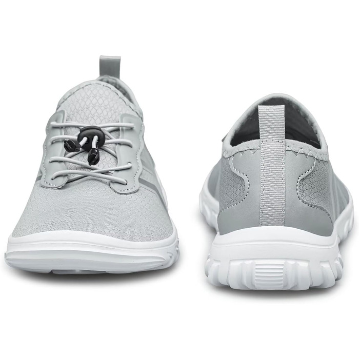 Водні шкарпетки для плавання та відпочинку на пляжі: чоловічі та жіночі, унісекс, швидковисихаючі (41 EU, світло-сірий)