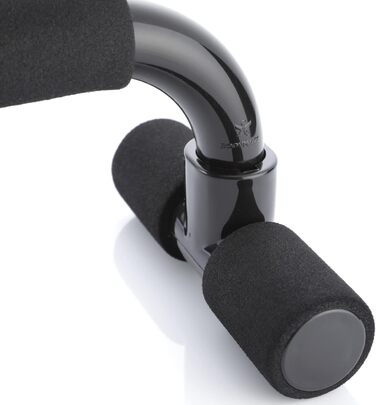 Набір для віджимань BODYMATE - 2 шт. - Нековзні ручки для віджимань, Push-Up Bars для силових та м'язових тренувань, чорний колір