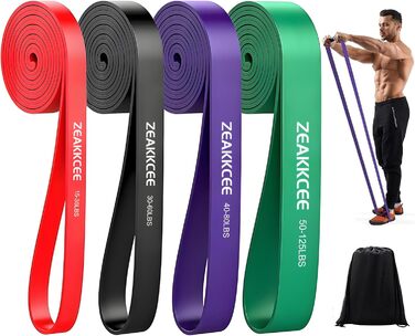 Стрічки для фітнесу з різним опором, еспандери для тренувань, йоги та м'язової тонізації