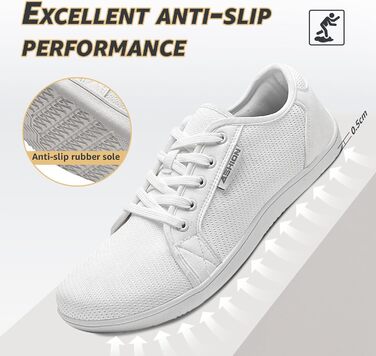 ASHION Легкі та широкі кросівки для ходьби та трейлу (38 EU)