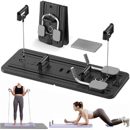 Складаний тренажер Pilates Board 2025 для дому — багатофункціональний реформер, автоматичний відскок, тренування преса, фітнес-обладнання
