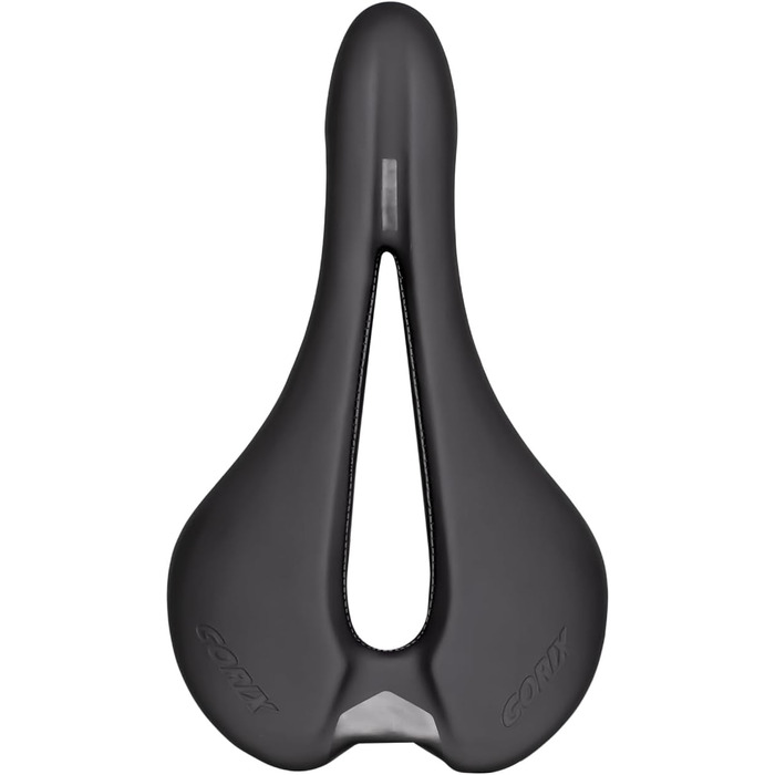 Велосипедне сідло GORIX GX-SA345, короткий ніс, легке, широке, зручне, для MTB та шосейного велосипеда
