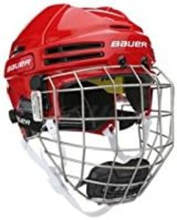 Хокейний шолом Bauer RE-AKT 75 Combo, червоний, розмір L