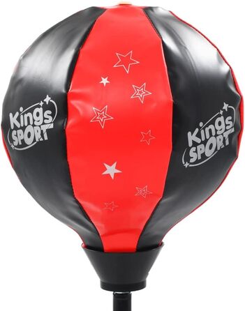 Набір для боксу для дітей від vidaXL: боксерський мішок, рукавички, стійка, регульована висота 87-120 см