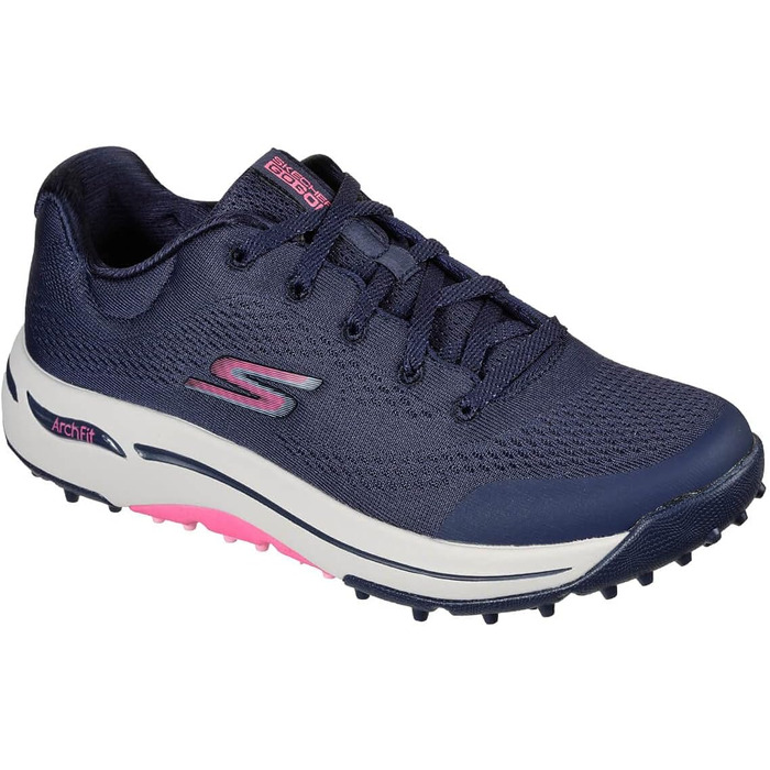 Жіночі гольф-кеди Skechers Go Golf Arch Fit - комфортні, з підтримкою стопи, Navy Pink