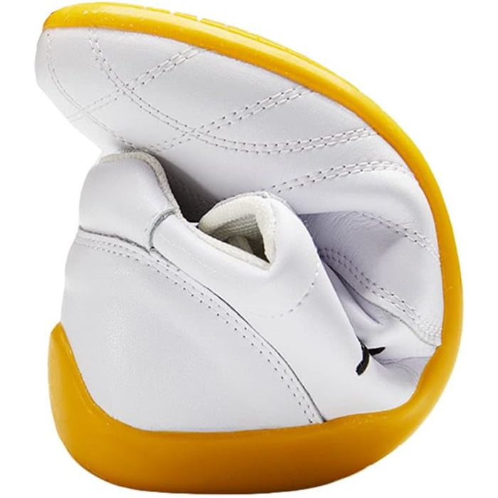 Тай-чи: тренувальні черевики для тай-чи, кунг-фу, ушу, вінг-чун. Зручні шкіряні черевики для чоловіків та жінок. Розмір 42 EU, білі