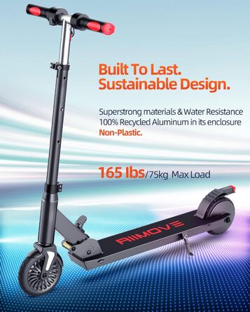 Електросамокат X1Pro 150W для дітей 6-16 років, складний, LCD-дисплей, до 18 км/год, запас ходу 15 км, 3 швидкості та висоти, електроскутер для підлітків