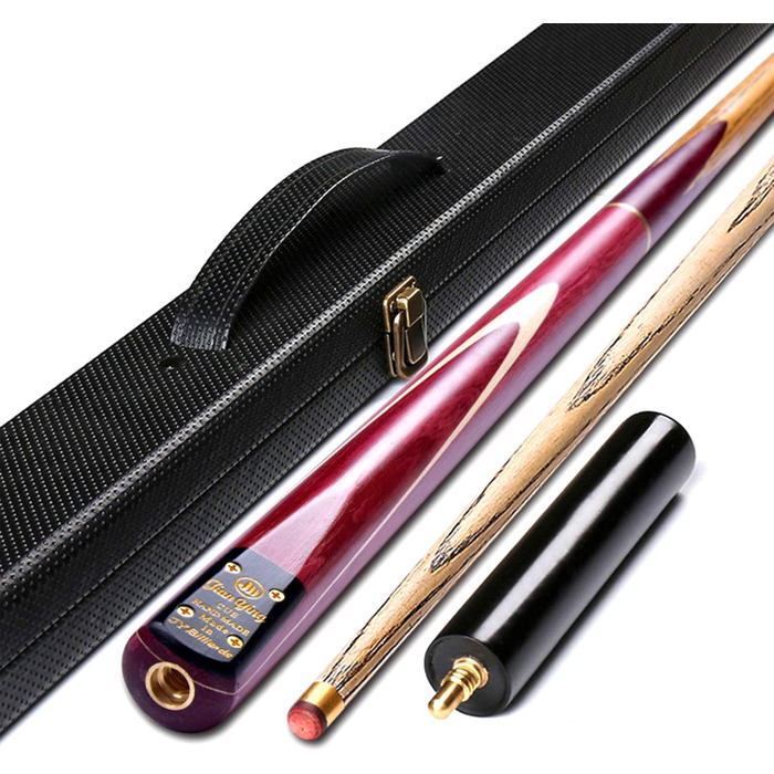 Снукерна кий HIOD, 145 см, 19 oz, з наконечниками 10 мм, ручної роботи