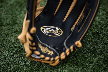 Дитяча бейсбольна рукавичка Rawlings Players Series для T-Ball, правша, 29,2 см (9-11,5''), 7–9 років, верблюжий/чорний