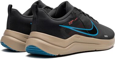 Чоловічі кросівки Nike Downshifter 12 (темно-сірий/хакі/червоний/синій), розмір 42 EU