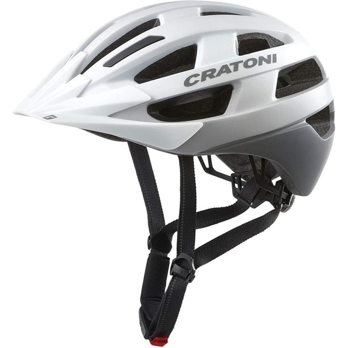 Велосипедний шолом Cratoni Velo-X City білий матовий, розмір M/L (56-60 см) з латкою