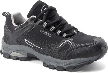 Туфлі для хайкінгу/трекінгу чоловічі та жіночі, водонепроникні, легкі, дихаючі, 38-46 EU (44 EU, чорний/сірий)