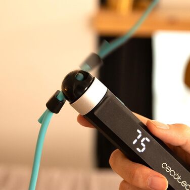 Скакалка Cecotec Springseil SmartComba 3000 Connected: регульована, 2-в-1, з LED-дисплеєм та підключенням до додатку