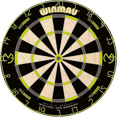Дартс-набір WINMAU Michael Van Gerwen MvG: мішень, шафа, окантовка, дротики та аксесуари