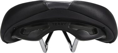Жіночий велосипедний сідло Terry Figura GT Max з CrMo-основою, WeatherMax Dura Silk, чорний, ширина 12-15 см