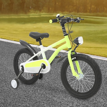 Дитячий велосипед 16 дюймів з підсвіткою та бічними колесами для дітей 5-8 років