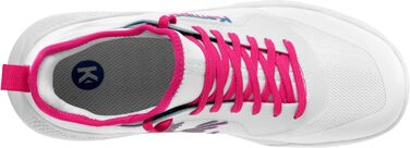 Дитячі гандбольні кросівки Kempa Kourtfly Jr. (35 EU) - блакитно-білі, білий, блакитний, фіолетовий